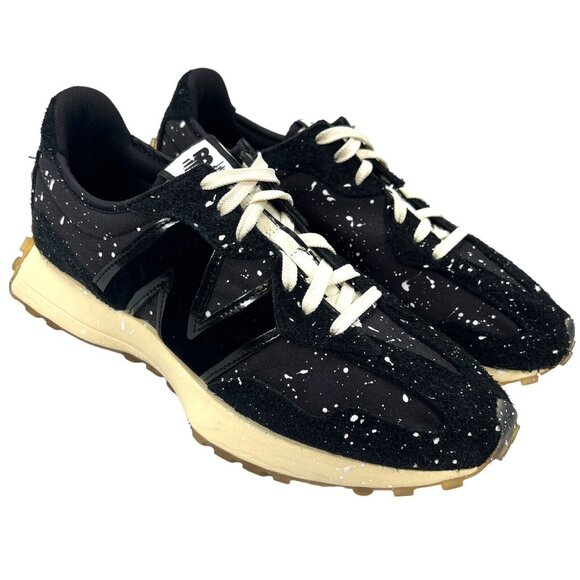 New Balance 327 X Joshua Vides Black White Splatter MS327JSV DS Men size 12 NEW - Picture 2 of 16